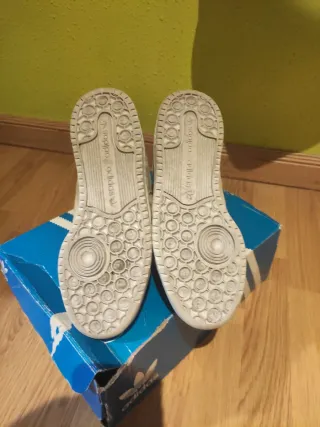 Adidas Forum Mid W Beige/Blanco Talla 40