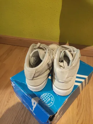Adidas Forum Mid W Beige/Blanco Talla 40