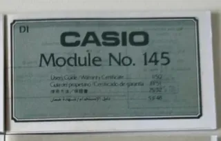 Instrucciones reloj Casio Módulo 145