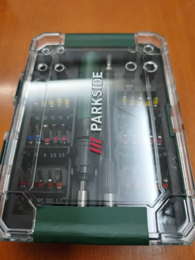 Set 40 puntas y llaves vaso con 2 mangos