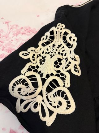 Camisa Zara Talla XL Bordados Manga