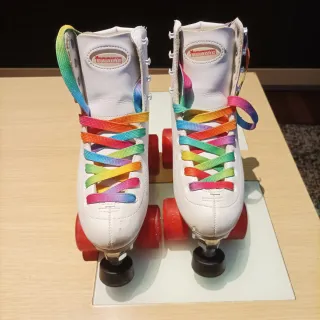 Patines profesionales blancos nuevos talla 37