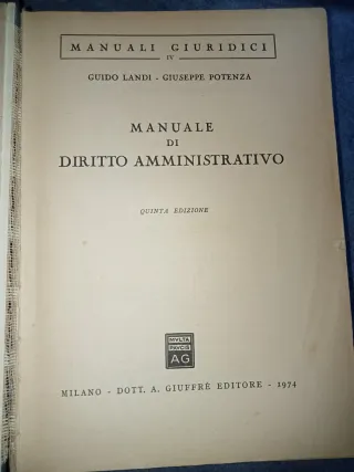 Manuale di Diritto Amministrativo - Guido Landi