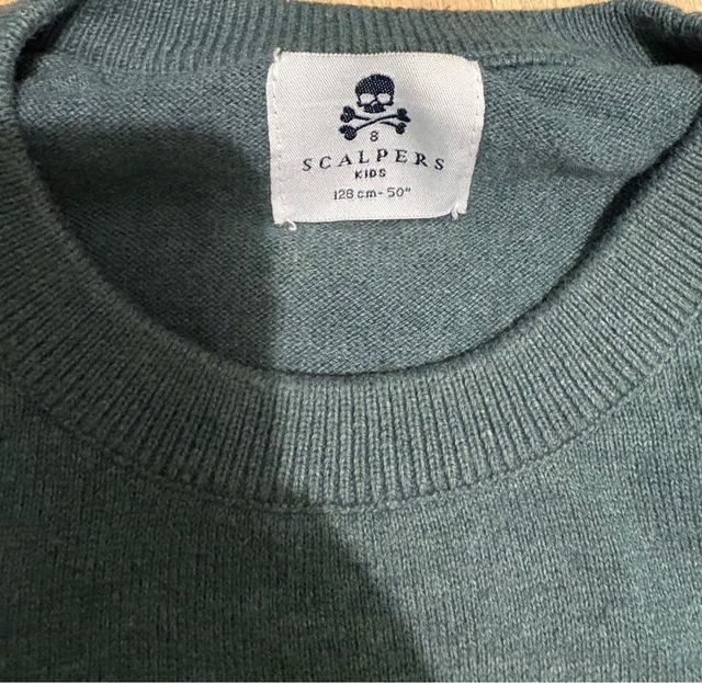 Jersey Scalpers niño calavera verde T.M