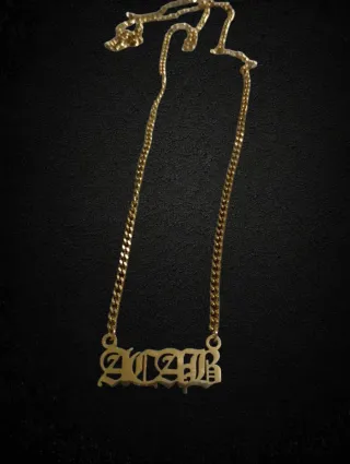 Colgante ACAB Dorado