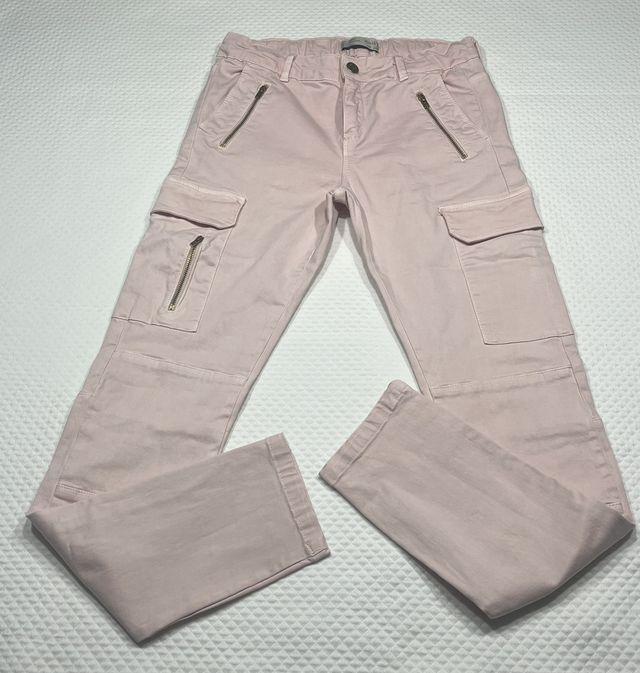 Pantalón cargo Zara niña rosa