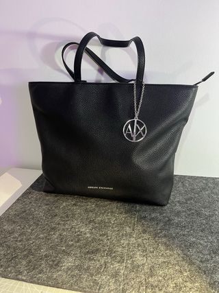 Bolso shopper Armani Exchange negro