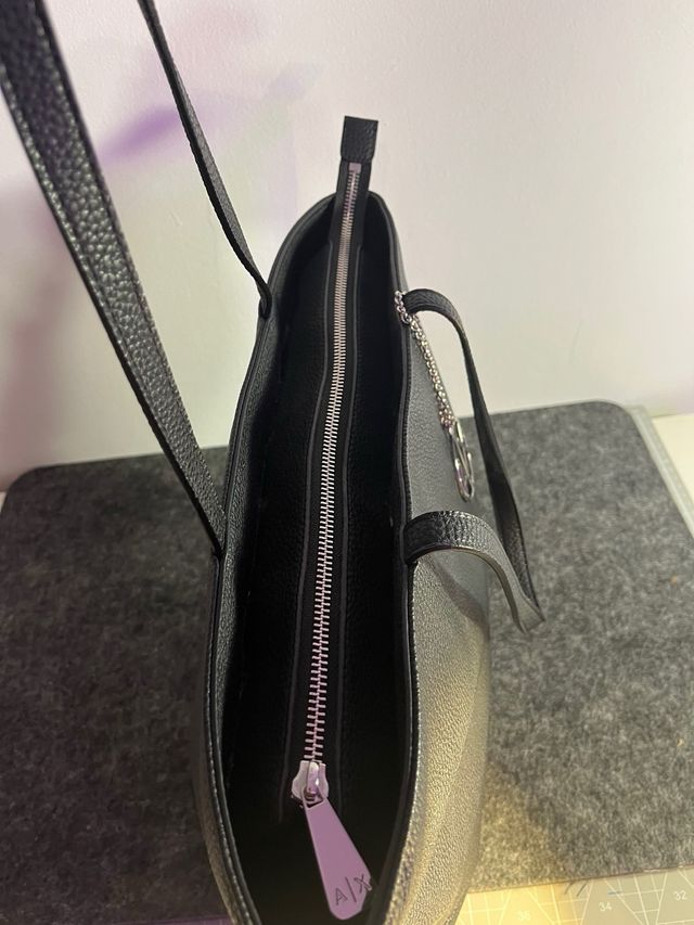 Bolso shopper Armani Exchange negro