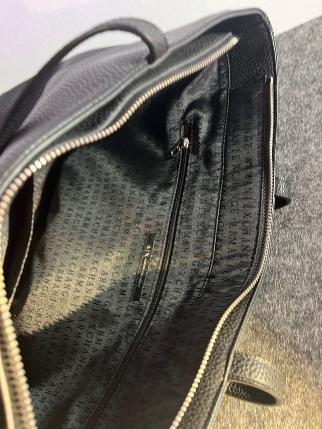 Bolso shopper Armani Exchange negro