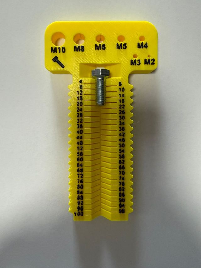 Medidor de tornillos