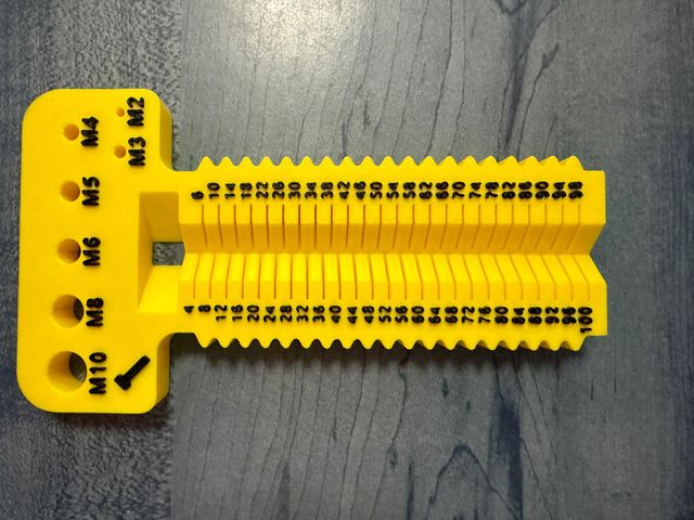 Medidor de tornillos