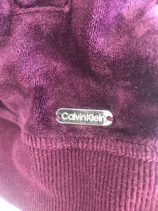Sudadera Calvin Klein Terciopelo Mujer Talla M