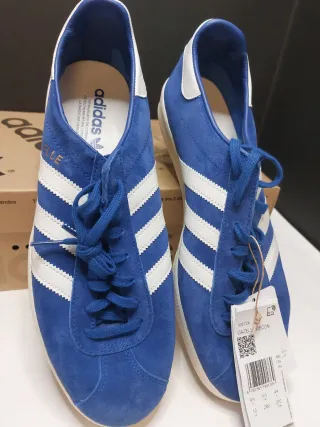 Adidas Gazelle Decon Blu/Bianco Tg 44