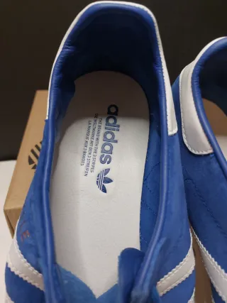 Adidas Gazelle Decon Blu/Bianco Tg 44