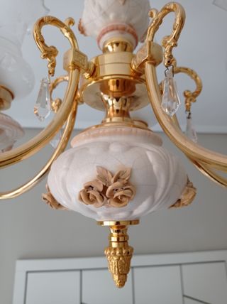 Lámpara de techo de porcelana