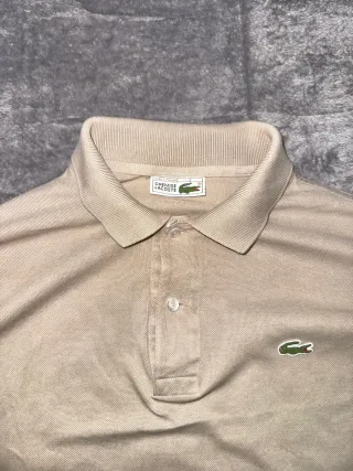 Jersey Polo Classic Retro Vintage LACOSTE beige M
