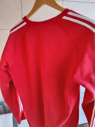 Sudadera Adidas Roja Hombre
