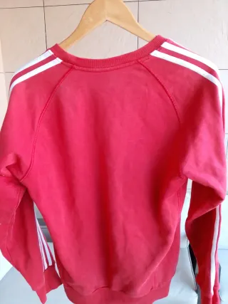 Sudadera Adidas Roja Hombre