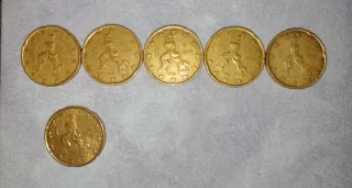6 Monedas de 20 céntimos de Euro
