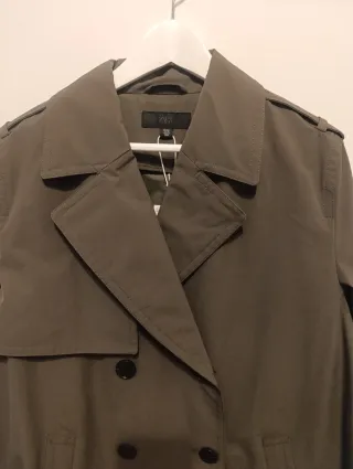 Trench Zara water repellent Verde Oliva