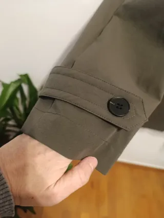 Trench Zara water repellent Verde Oliva