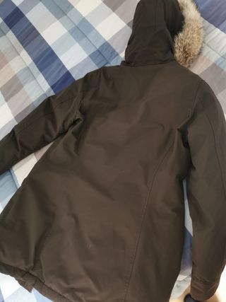 Parka Woolrich donna marrone nuova