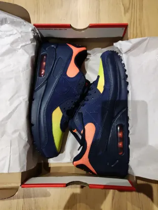 Nike Air Max 90 Lemon Venom/Blackened Blue
