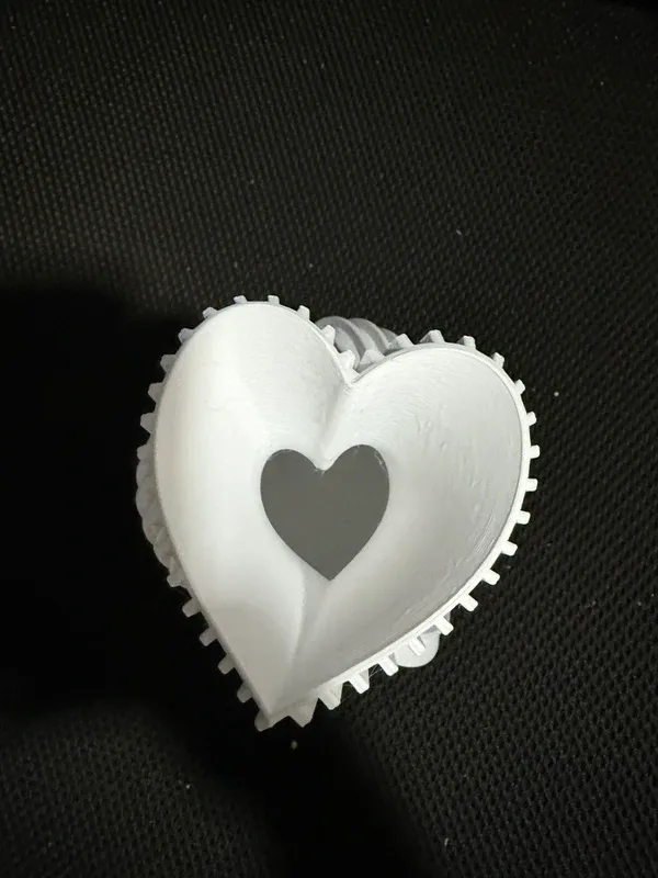 Jarrón Corazón Blanco