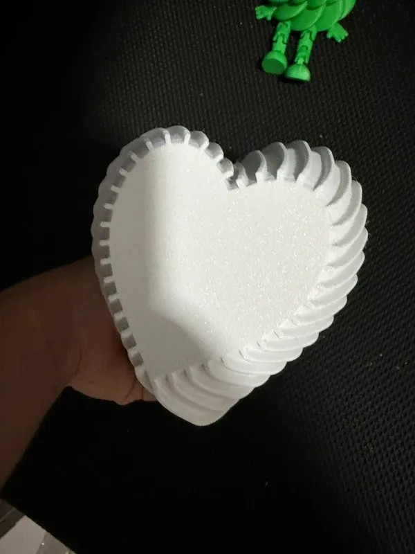 Jarrón Corazón Blanco