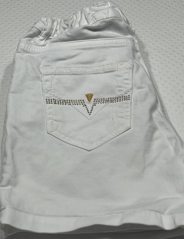 Pantalón corto blanco Guess niña Talla 12