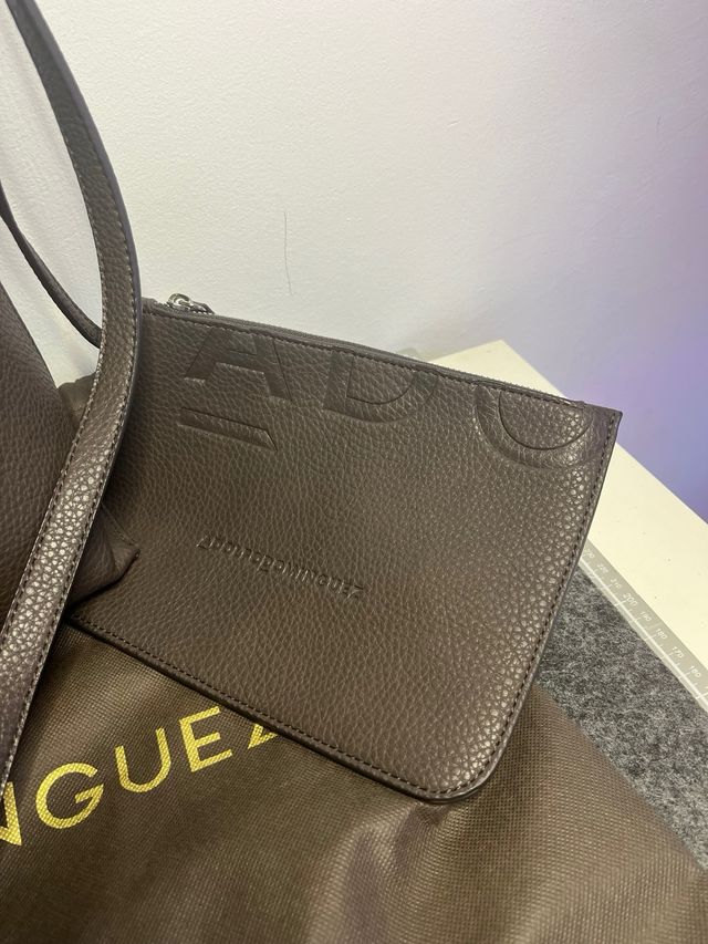 Bolso Adolfo Dominguez Gris Piel