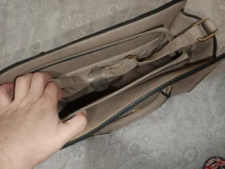 Bolso beige mano/hombro