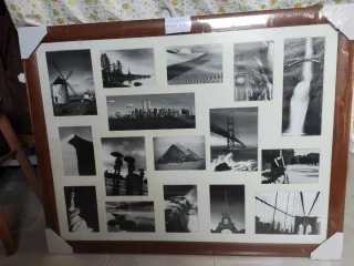 Marco 16 fotos diferentes tamaños