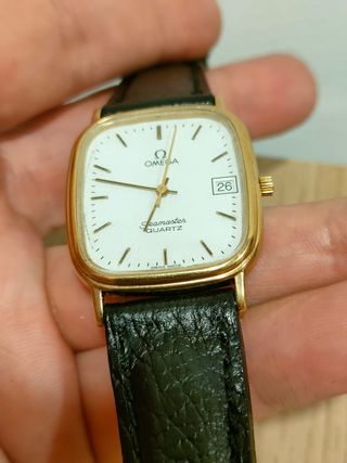Omega Seamaster Quartz Reloj Dorado