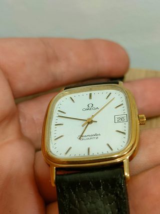 Omega Seamaster Quartz Reloj Dorado