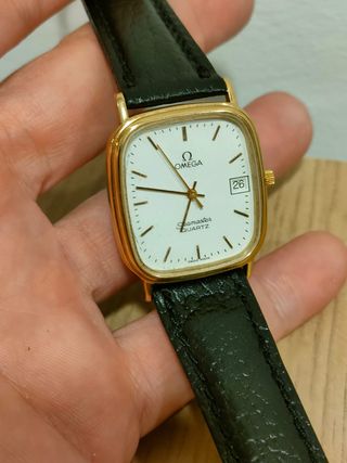 Omega Seamaster Quartz Reloj Dorado