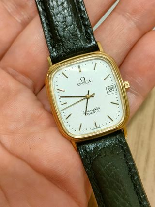 Omega Seamaster Quartz Reloj Dorado