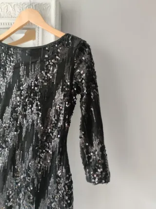 Vestido fiesta lentejuelas Sfera