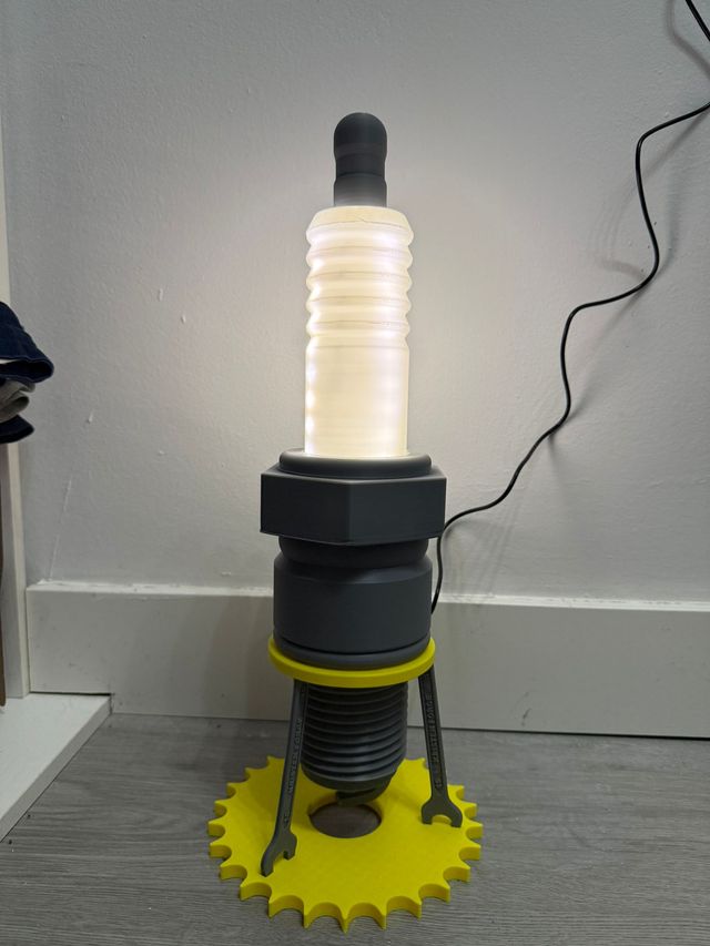 Lámpara Diseño Bujía