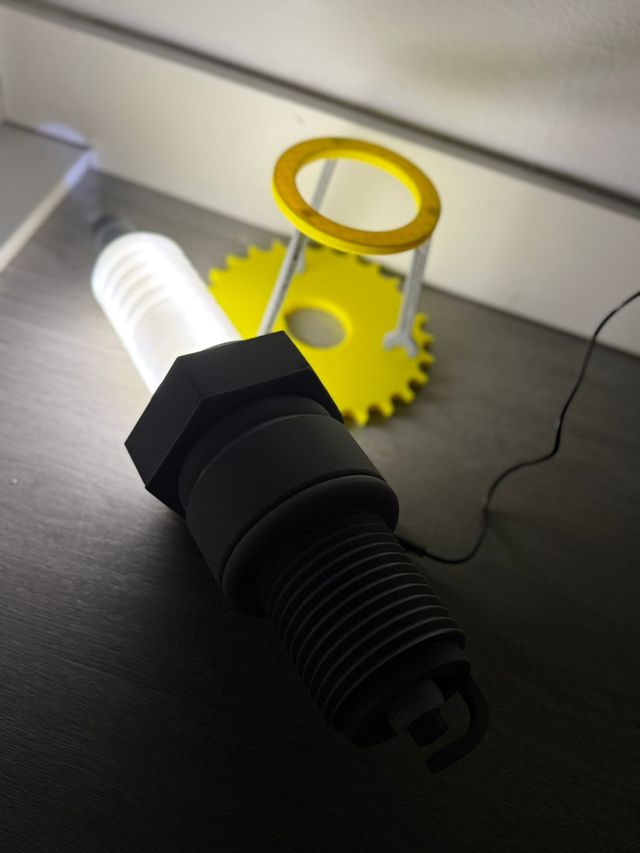 Lámpara Diseño Bujía