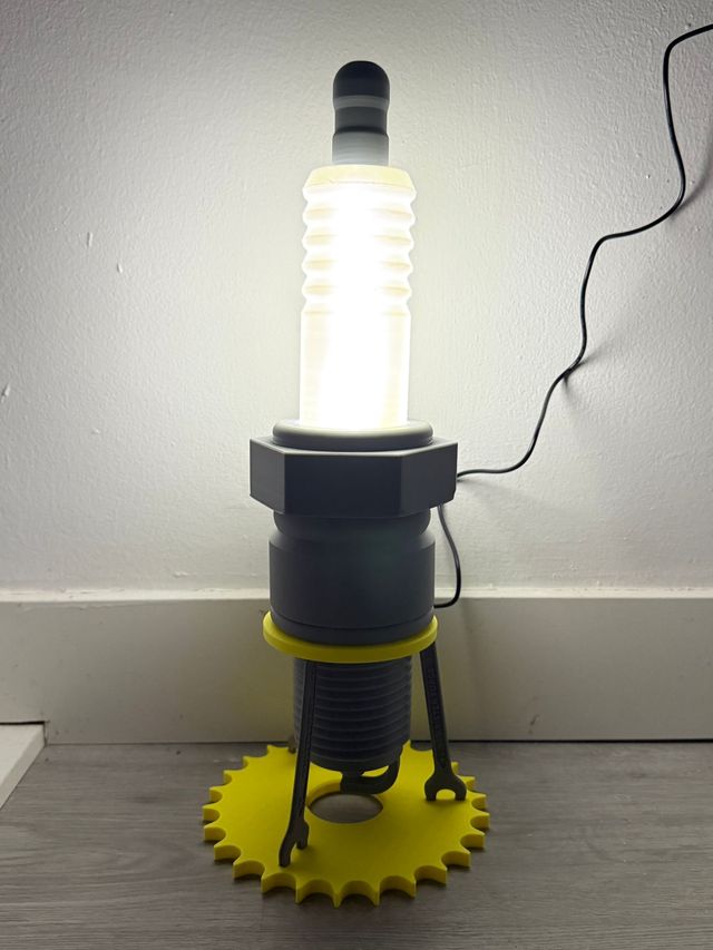 Lámpara Diseño Bujía