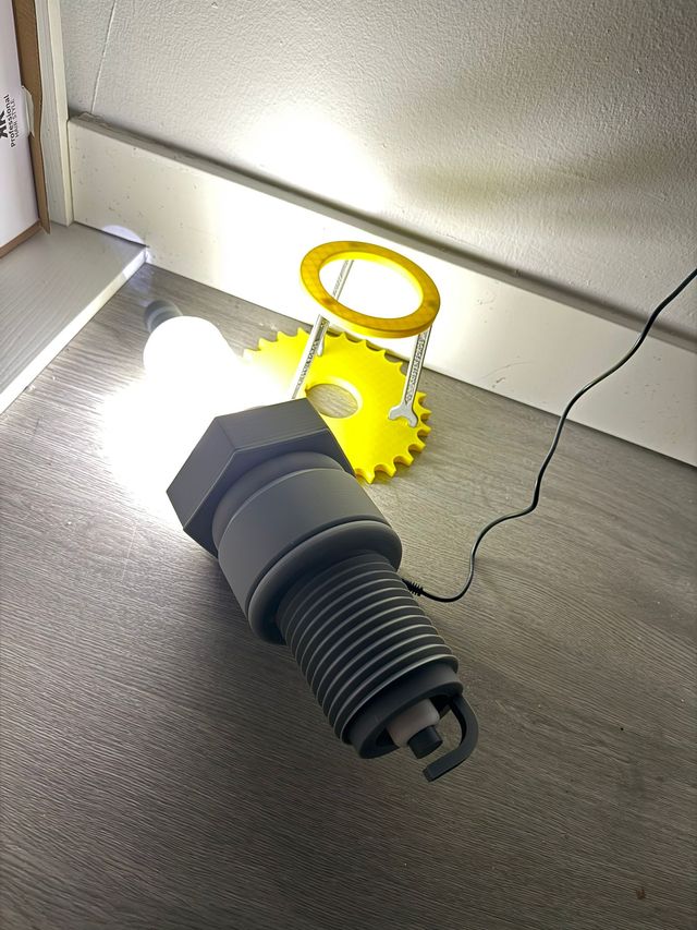 Lámpara Diseño Bujía