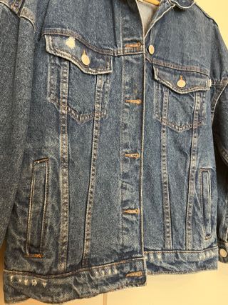 Chaqueta Vaquera Oversize Pull&Bear Talla Única