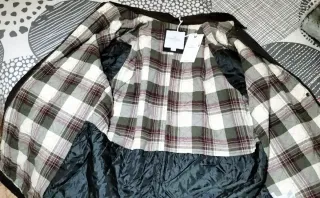 Parka encerada verde