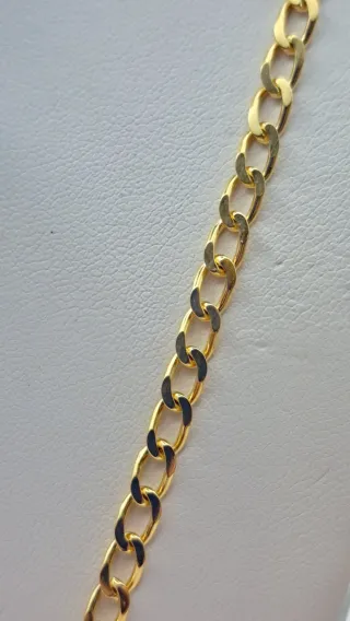 Gargantilla de oro 18k con eslabones entrelazados