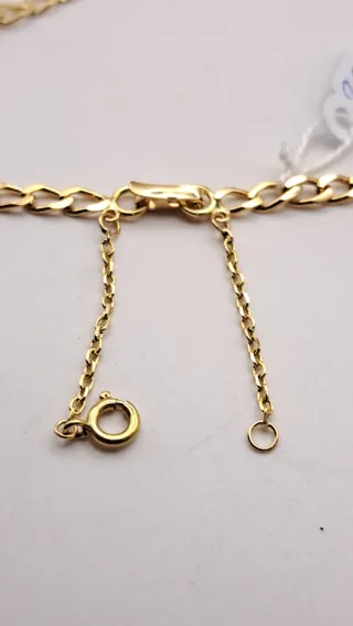 Gargantilla de oro 18k con eslabones entrelazados