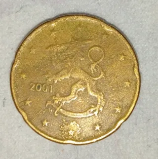Moneda de 20 céntimos de 2001