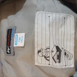 Traje de Nieve Rojo y Gris  Talla 150cm Quechua.