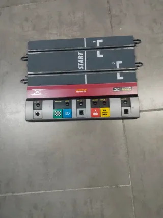 Scalextric central digital system y pista conexión