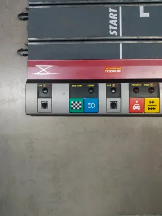 Scalextric central digital system y pista conexión